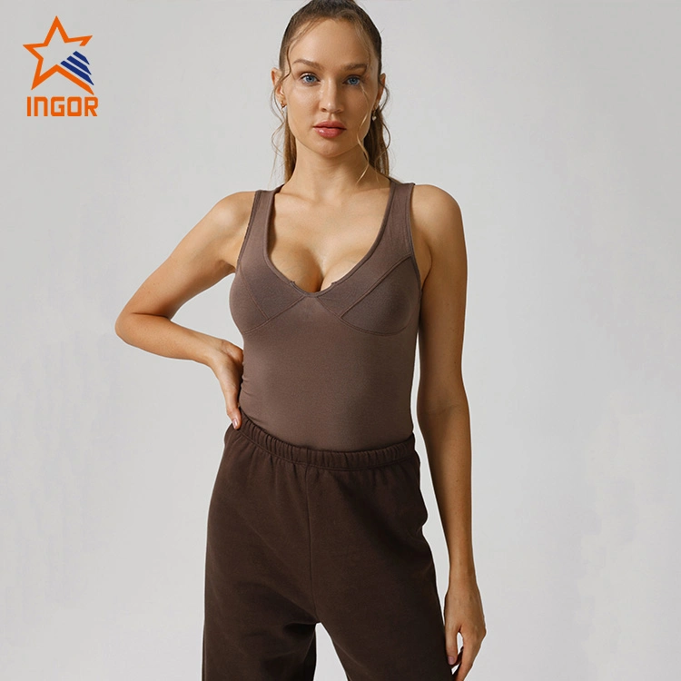 Ingor Sportswear Workout Clothing Manufacturers Custom Activewear Women Tank Top Fitness Apparel