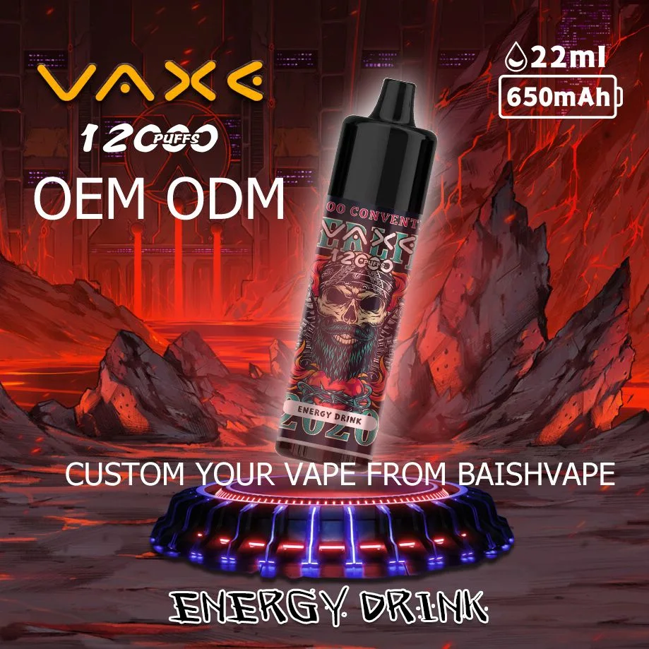 Vaxe 12000 puffs 12K Zbood logotipo personalizado Yecoo Fog Monster Bingo Vozol Voltbar cigarros eletrónicos descartáveis Vape