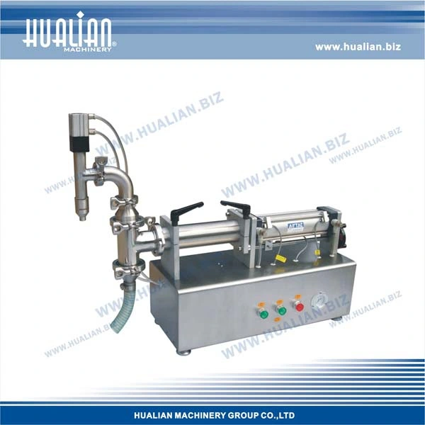 Lpf-50t Hualian Paste Filling Machine, Piston Pneumatic Liquid Filling Machine