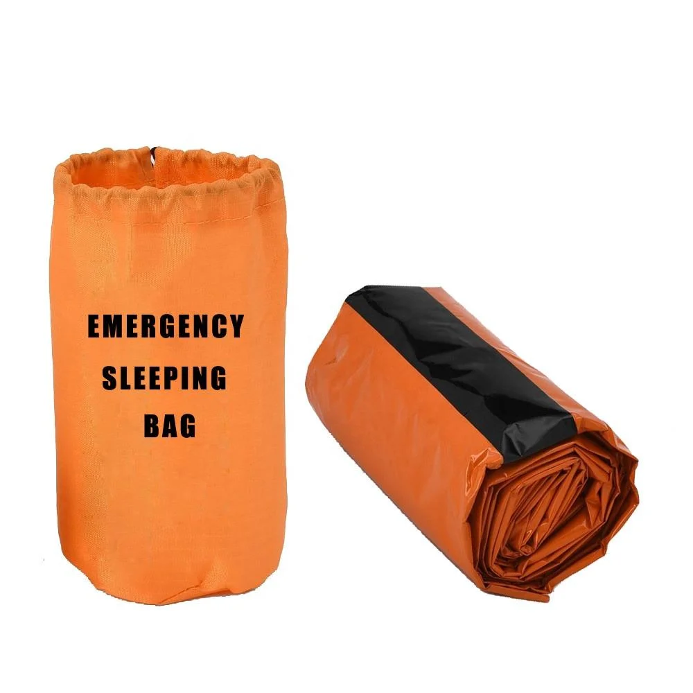 Use as Emergency Bivy Sack Shelter Kit Survival Sleeping Bag Mylar Thermal Bivvy Emergency Sleeping Bag