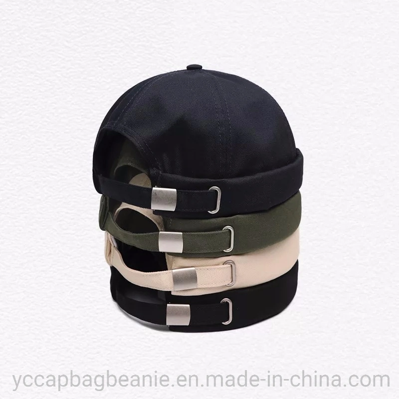 High quality/High cost performance  Can Customize Logo No Brim Metal Buckle Back Closure Cap