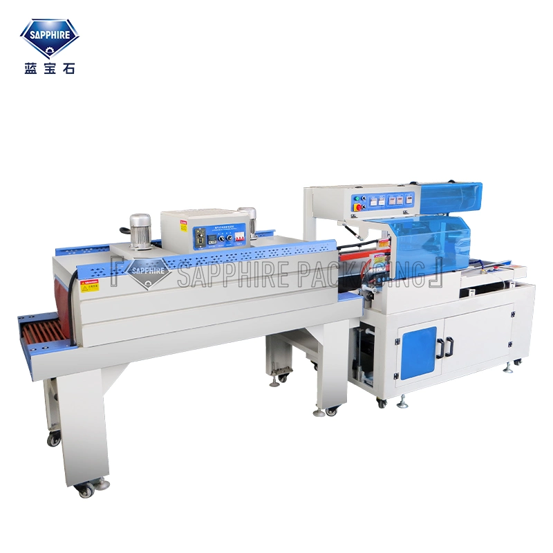 Fully Automatic Sapphire L-Shaped Sealing and Cutting Integrated Heat Shrink Packaging Machine