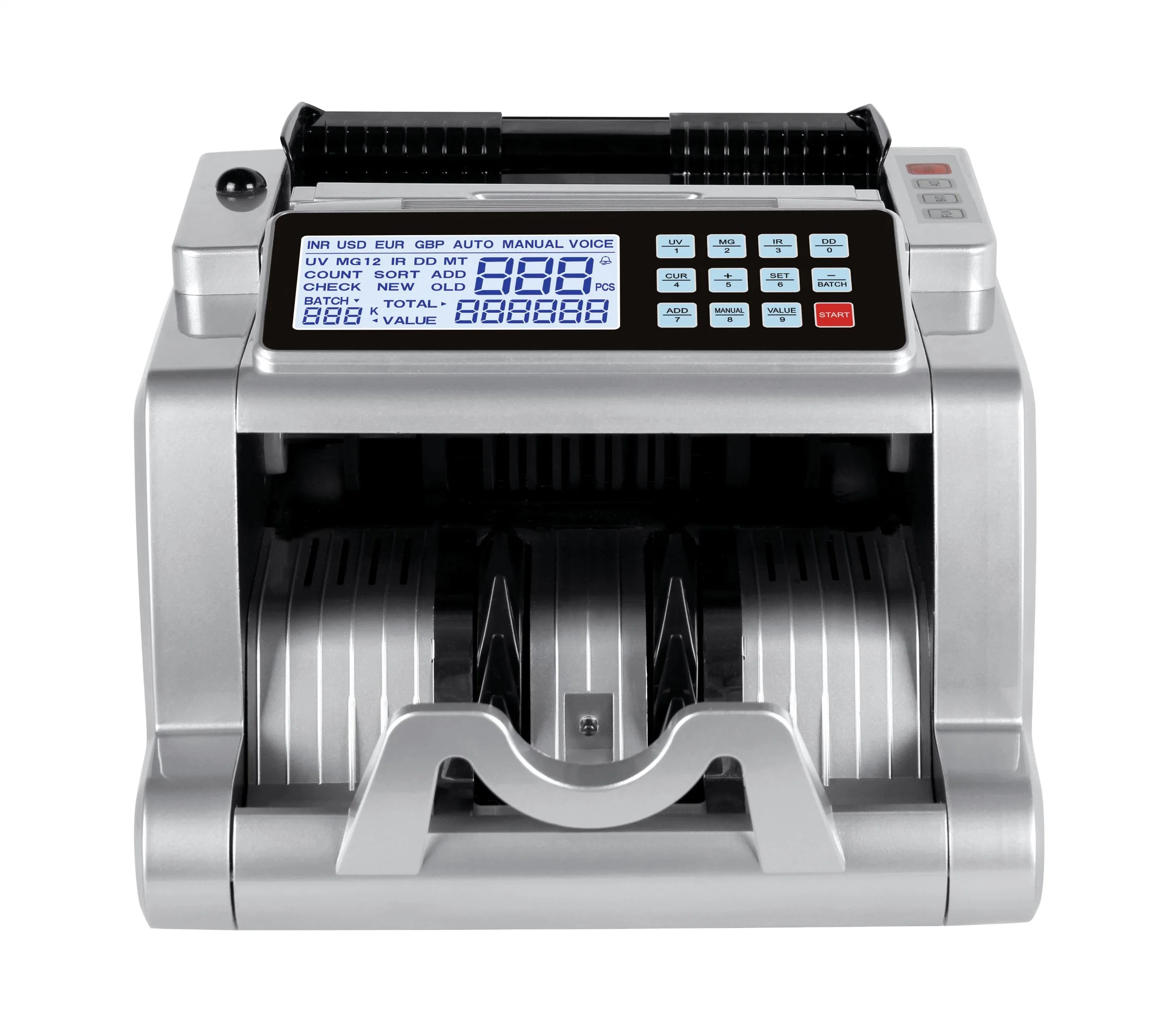 Automatic Counting Machine Currency Counter Machine with Large LCD Display