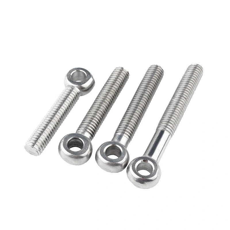 304 Stainless Steel Lifting Eye Joint Bolts Sheep Eye Hole Screws