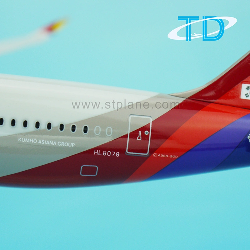 Airbus A350 33cm Length Plastic Model Plane