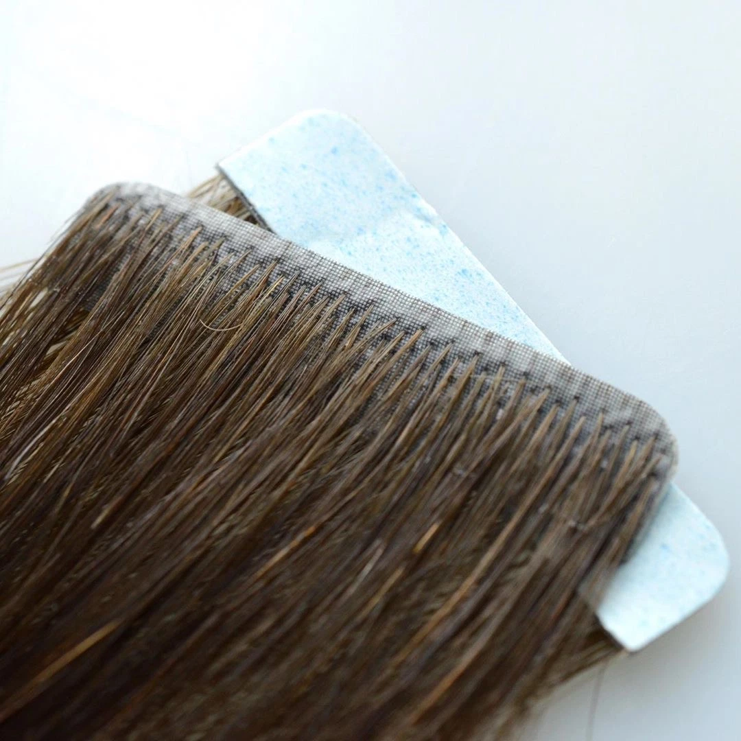 Denghao doble de la fábrica de cintas de pelo dibujados Extensiones de Cabello