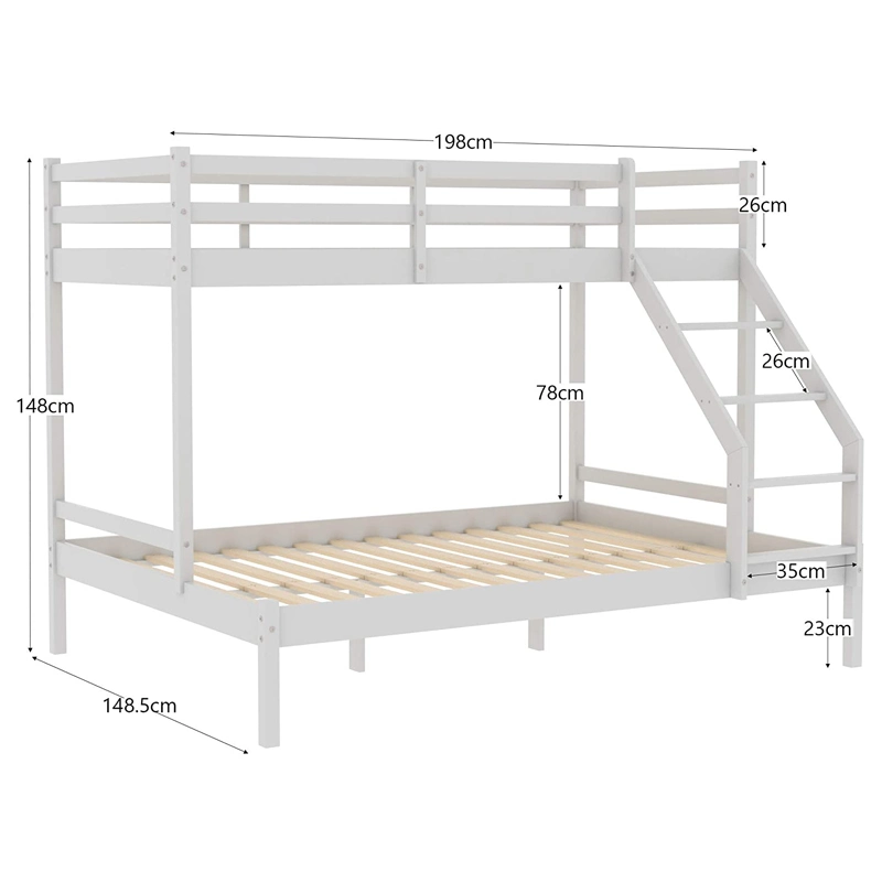 Школьная польза Дети′ S Мебельная двухъярусная кровать OEM ODM Деревянная Номер с кроватью Objects Style
