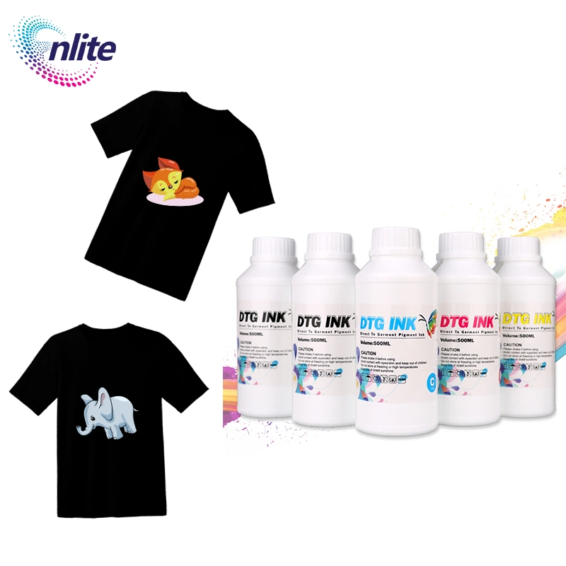 Textile Pigment Ink for Printer DTG Ink Five Color Printer Ink for 2100 Inkjet Printer DTG