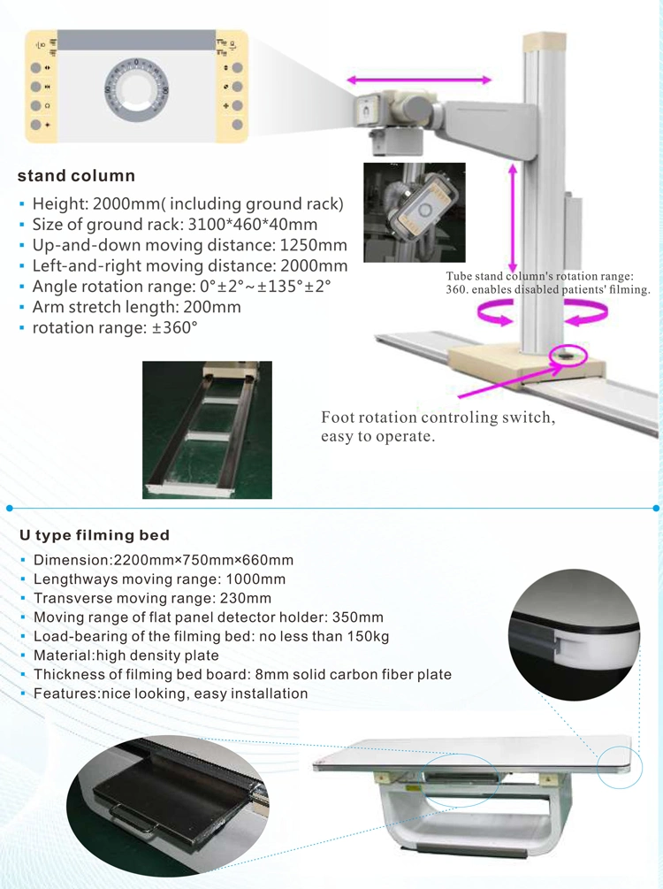 My-D023A 50kw High Frequency Radiography Diagnostic Hf X-ray Machine