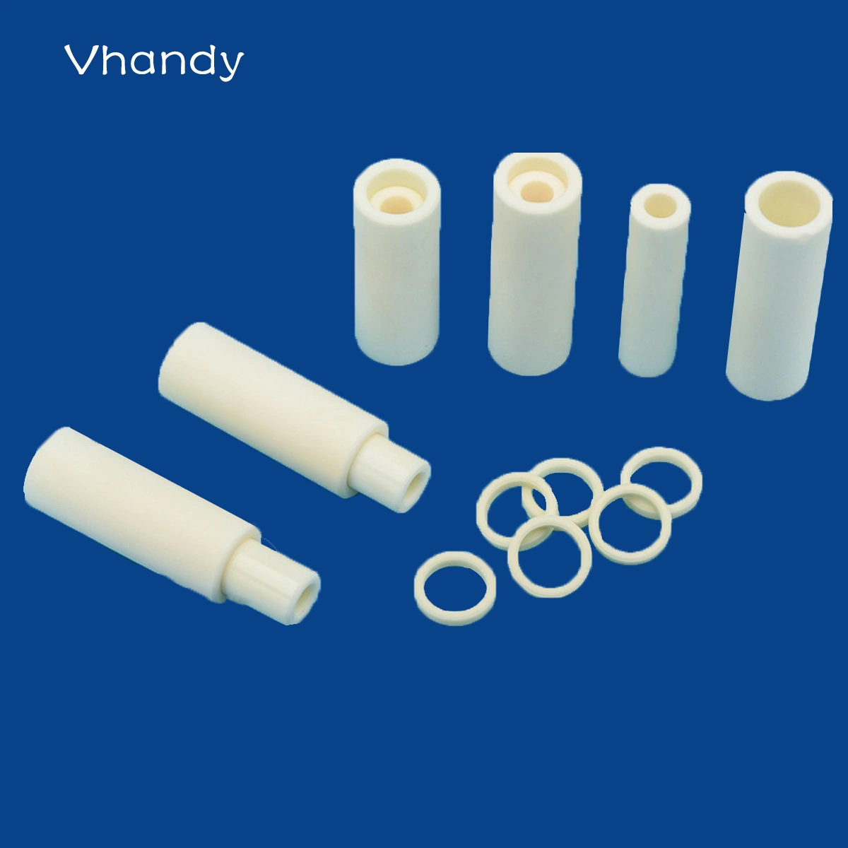 Ceramic Bushing Ceramic Tube Alumina Bushing 99 Porcelain 95 96 99 Industrial Ceramic Structural Parts