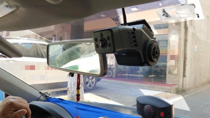 Wide Angle Dual Lens Front and Back View in Car CCTV Taxi Ahd Security Camera