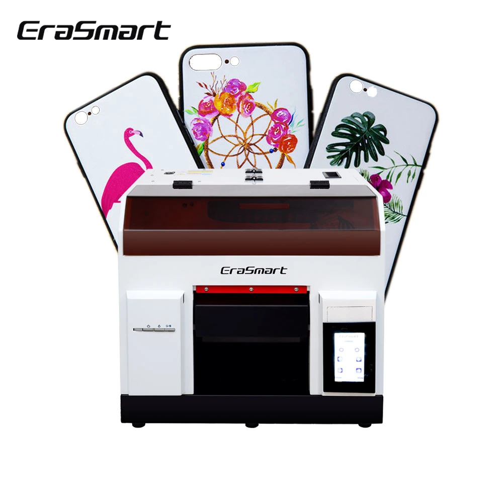 Erasmart Small Size Desktop Digital Inkjet Printer A3/A4 Size Digital UV Flatbed Printer