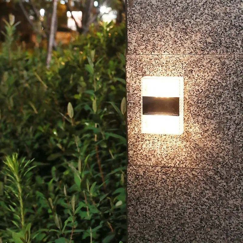 ضوء الشمس حديقة مقاومة للماء مصباح الجدار الخارجي الطاقة الشمسية عيد الميلاد إضاءة طبيعية مصباح شارع LED