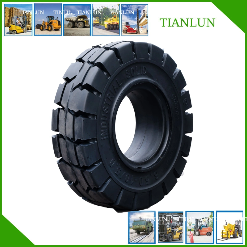 Press-Fit Solid Forklift Scraper Mining Truck Dump Truck Scissor Lift Tractor Backhoe Reach Stacker Loader OTR Industry Skid Steer Tyre /Tire (12-16.5 17.5-25)