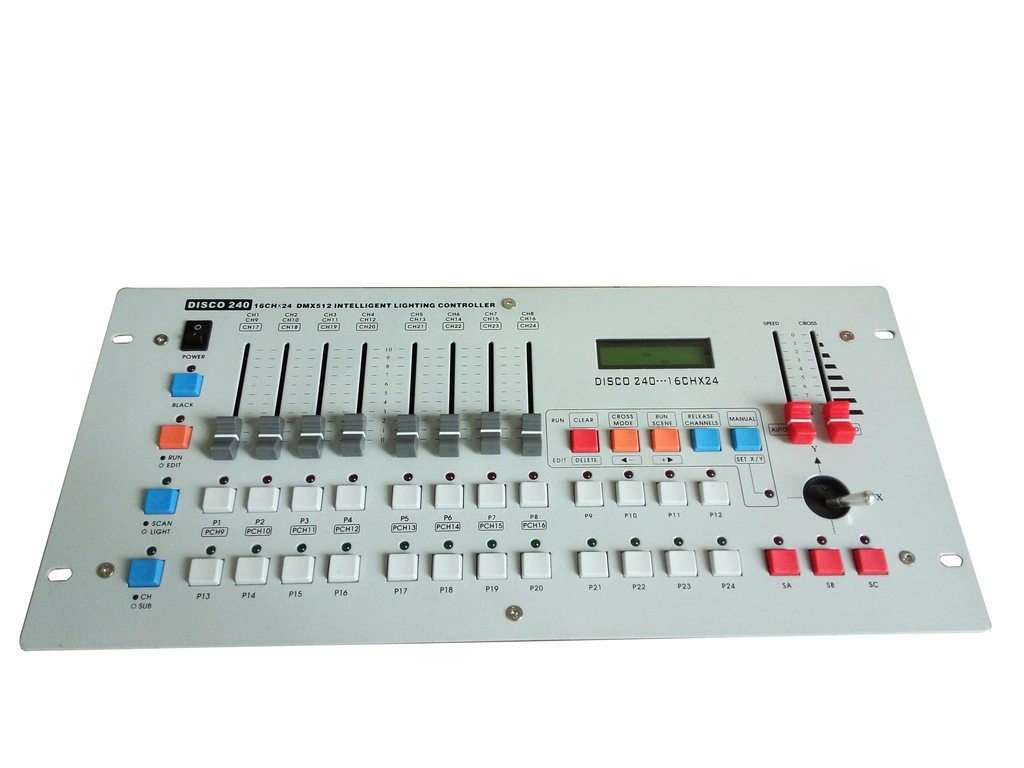 Consolas DJ 512 DMX 240 Controlador de Control para Luces de Escenario