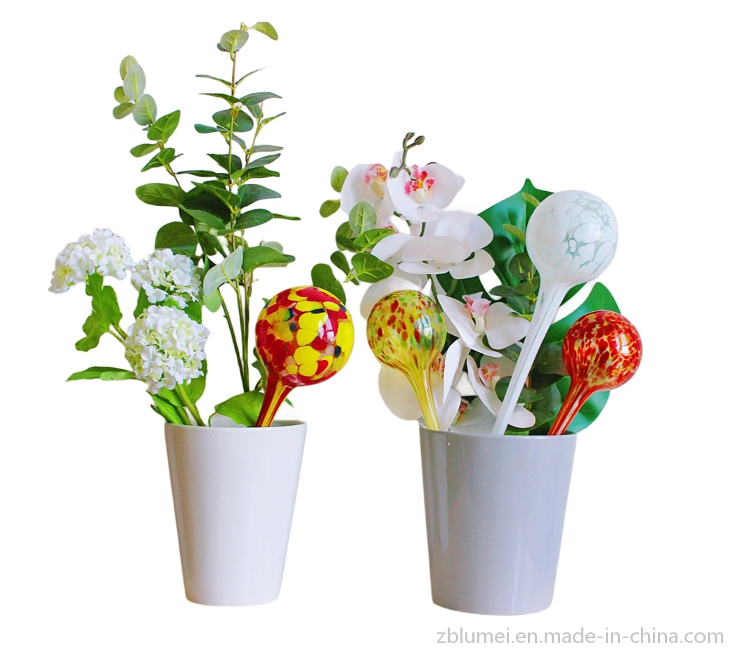 Decorative Hand Blown Glass Self Watering Globes/Bulbs/Balls Set, Promotional Gift, Home Decoration/ Garden Craft