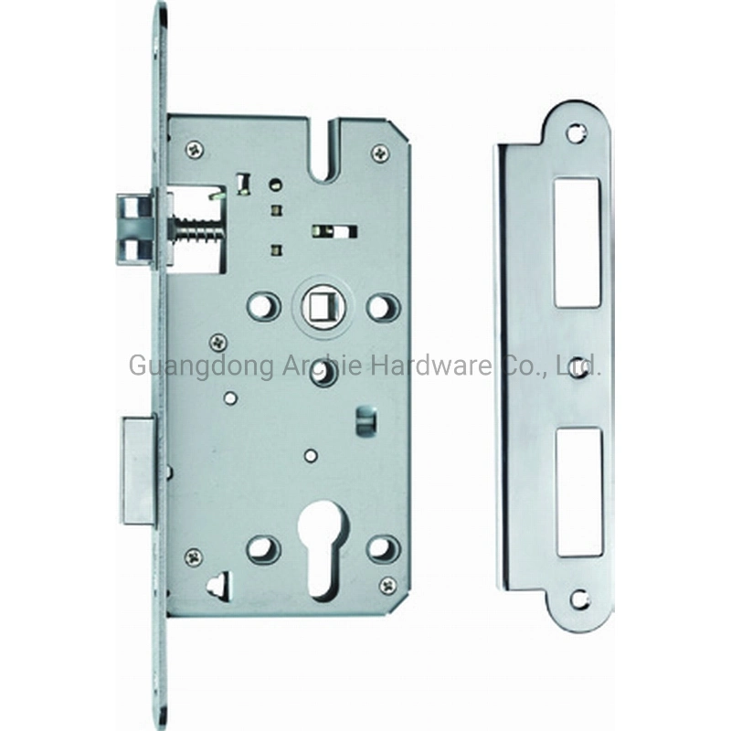 Zinc Alloy Ceramic European Mortise Lever Handle Door Lock Hardware