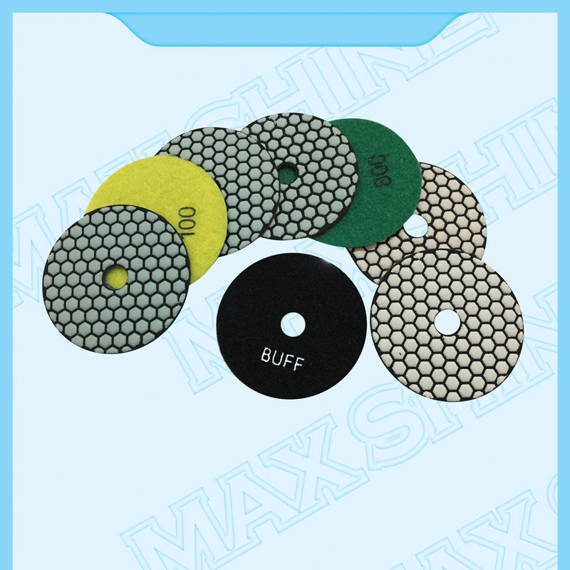 Top Quality 7 Steps Dry Polishing Pads for Stone Polishing Without Water