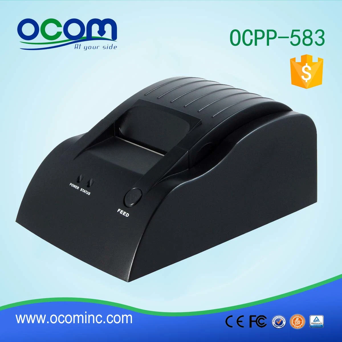 Ocpp-583-U/R/P/L Desktop 58mm Thermal POS Receipt Printer