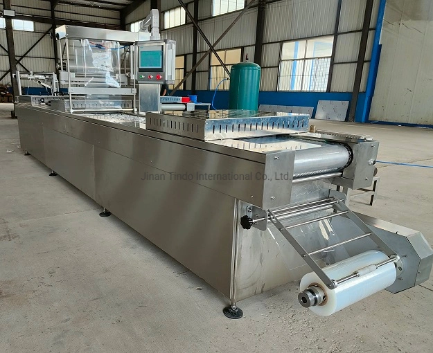 Automatic Meat Ball Beef Steak Meat Paste Vacuum Packaging Thermoforming Machine