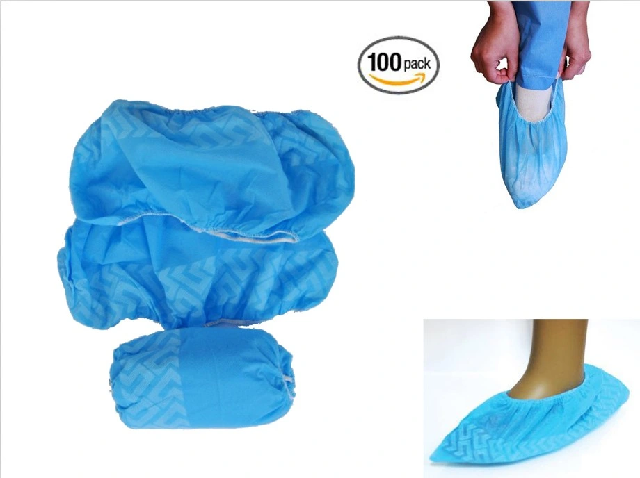 Custom Printed Slip Resistant Non Woven Shoe Cover