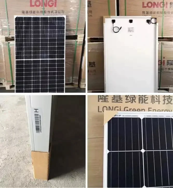 Longi Dpv Panel 350W 375we 380W Mono Perc Transparent Bifacial Solar Panel Price