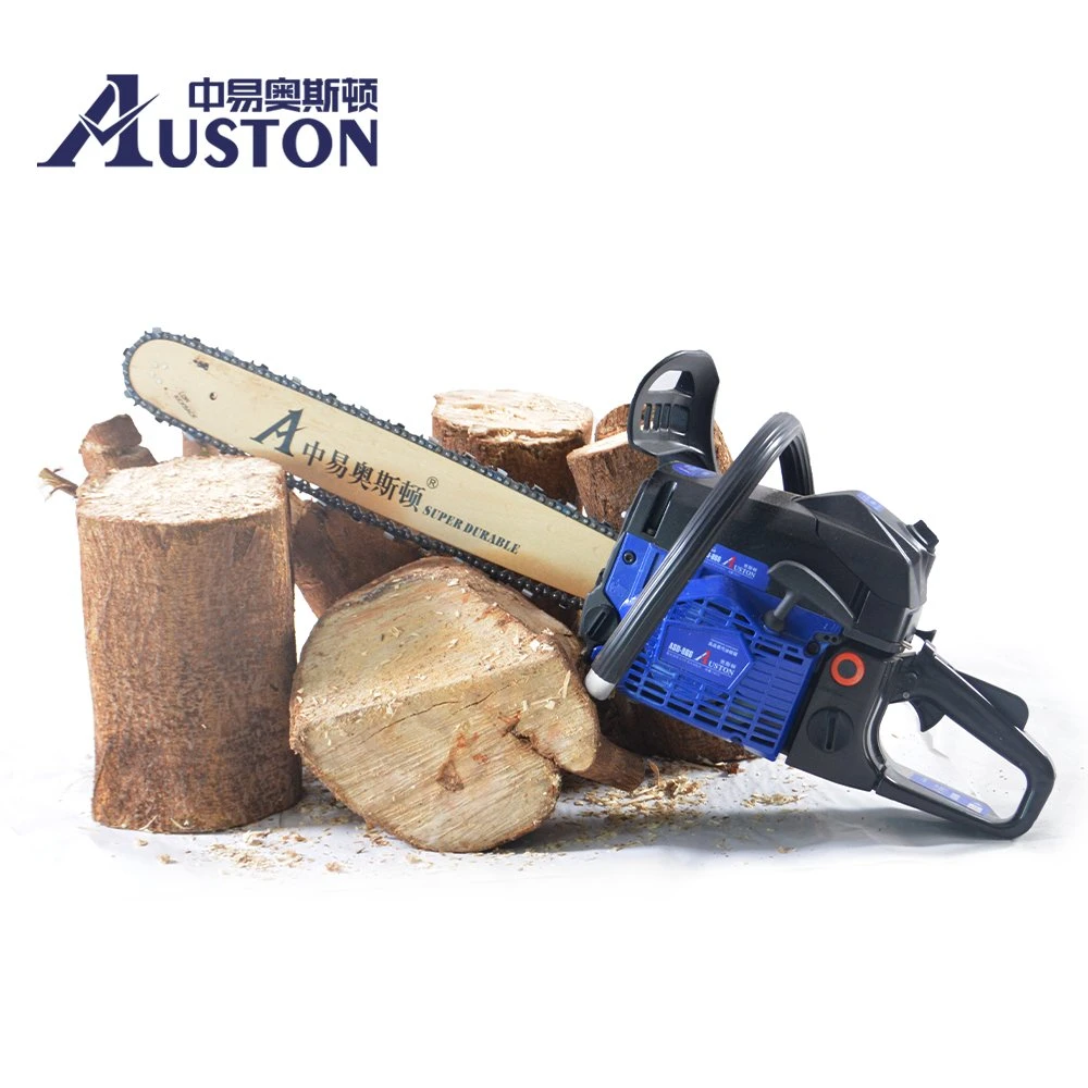 Professional Wood Cutting 78cc 3kw Oil Gasoline Chainsaw Gasoline Hand Chain Saw Machine