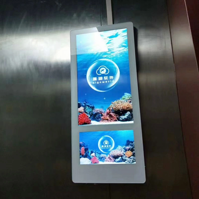 18,5 pulgadas de Carteles de publicidad las pantallas LCD Video Wall ascensor pantalla de publicidad