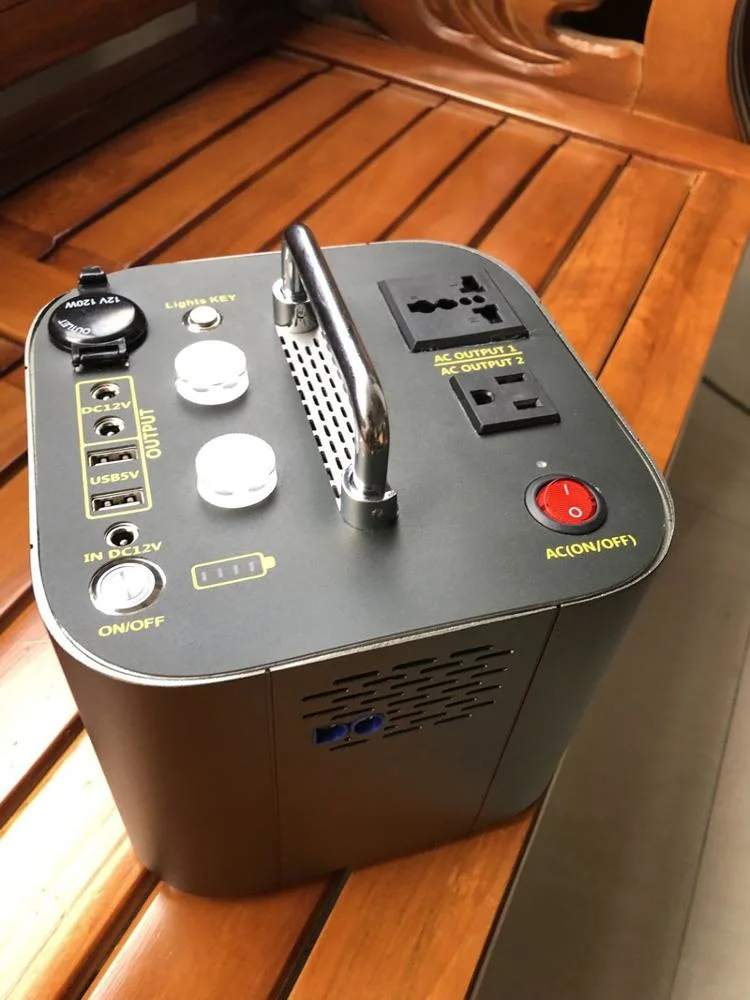 La estación de energía portátil 467Wh 126AH 8650 alimentación de batería de litio de 1000W de pico de 600W con puerto USB de tipo C Carga rápida para CPAP Camping Piscina Home