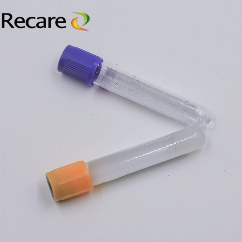 yellow tube blood test Disposable PET glass CE ISO Approval good quality low price