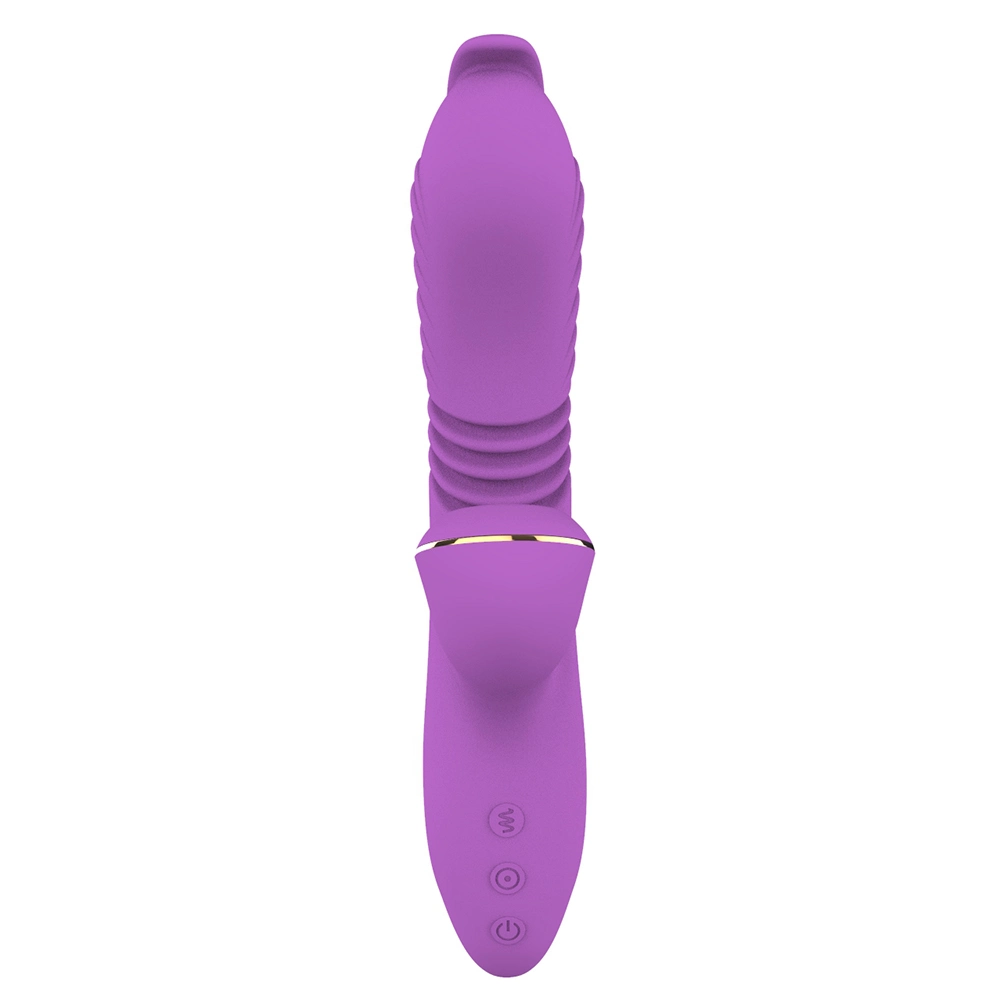 Electric USB Charger Magic Rabbit Vibrator Sex Toy Thrusting Sucking Rabbit Vibrator for Women