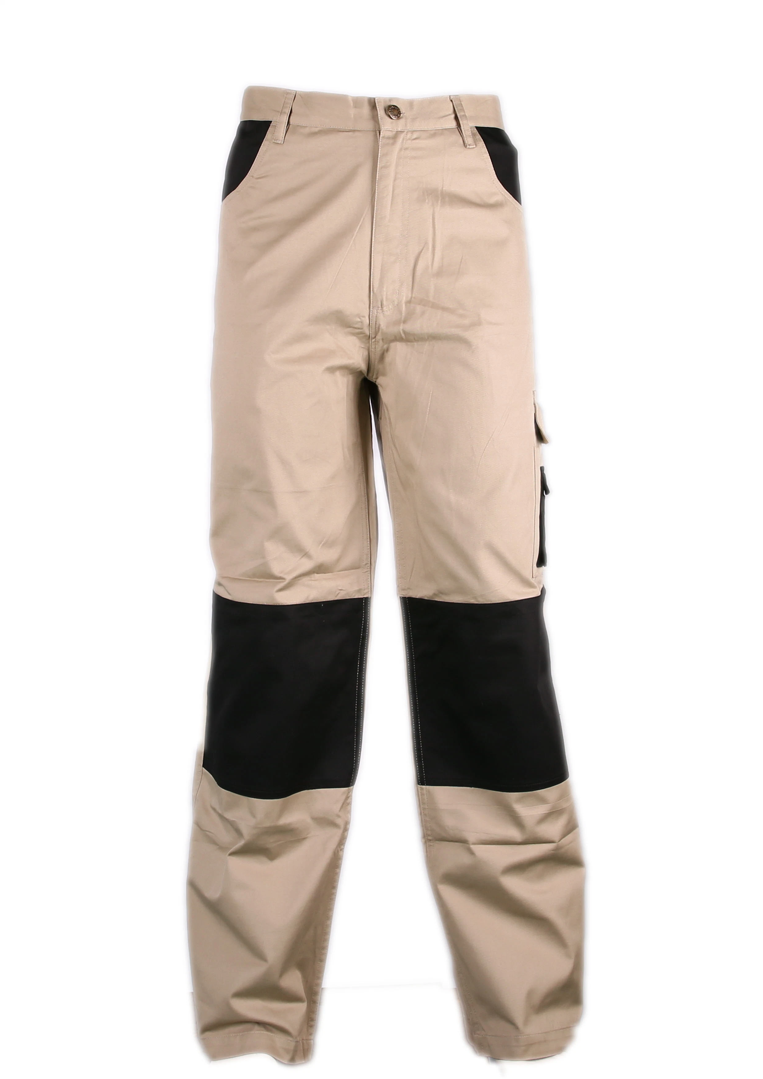 Heavy Duty Mens Cotton Work Cargo Pants with Knee Pad