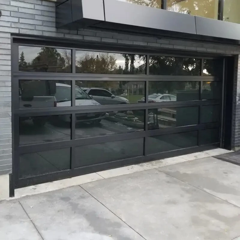 Electric Garage Doors Prices Customized Classic Aluminum Automatic Garage Door