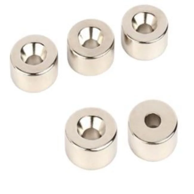 NdFeB N48h Cup Shape Magnet with High quality/High cost performance  Plating Ring Magnet