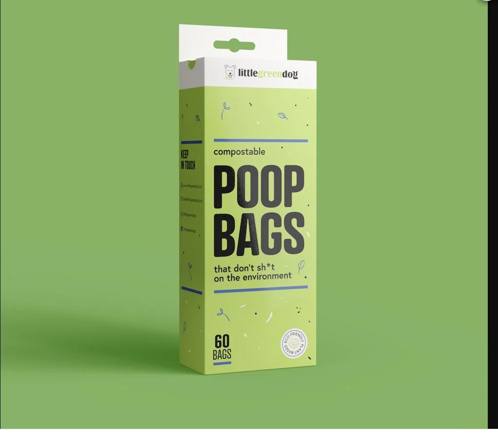 Biologisch abbaubare kompostierbare HDPE D2W Epi Dog Poop Bag auf Rolle