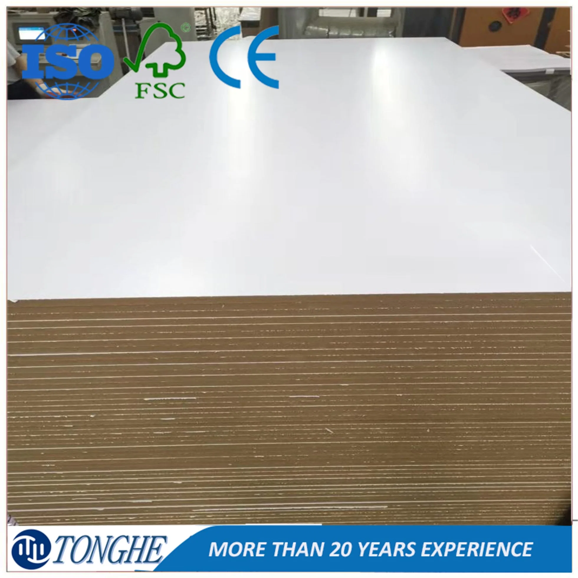 2020 Hot Sale 18mm One Side Melamine MDF Melamine MDF Board for Decoration