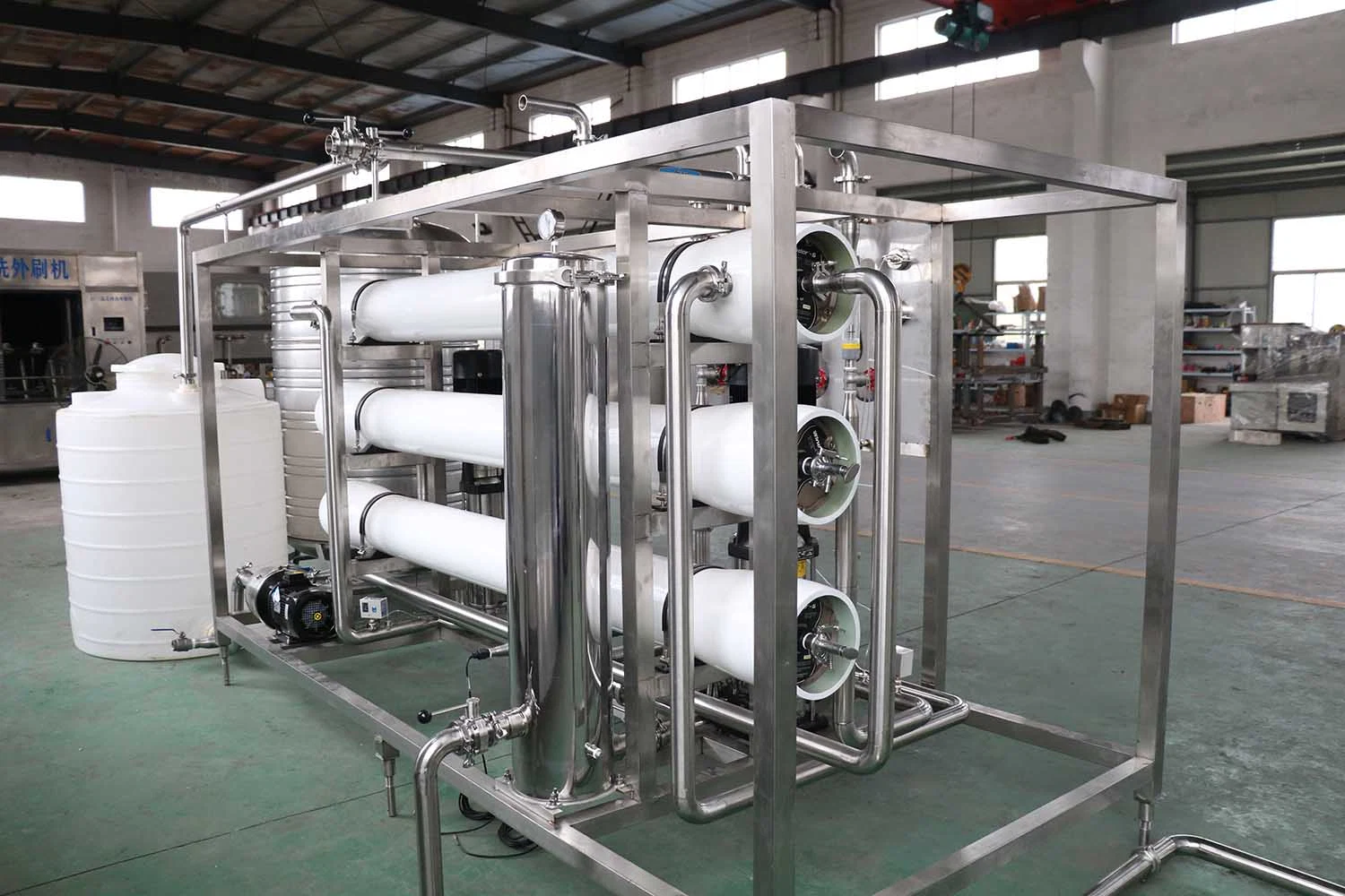 Pure Water Treatment System 2500L/H Two Stages RO