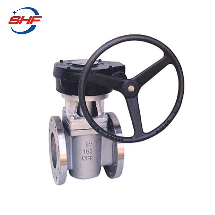 Cast Steel Wcb RF Flanged Expanding Dbb Plug Valve with Metal Seat