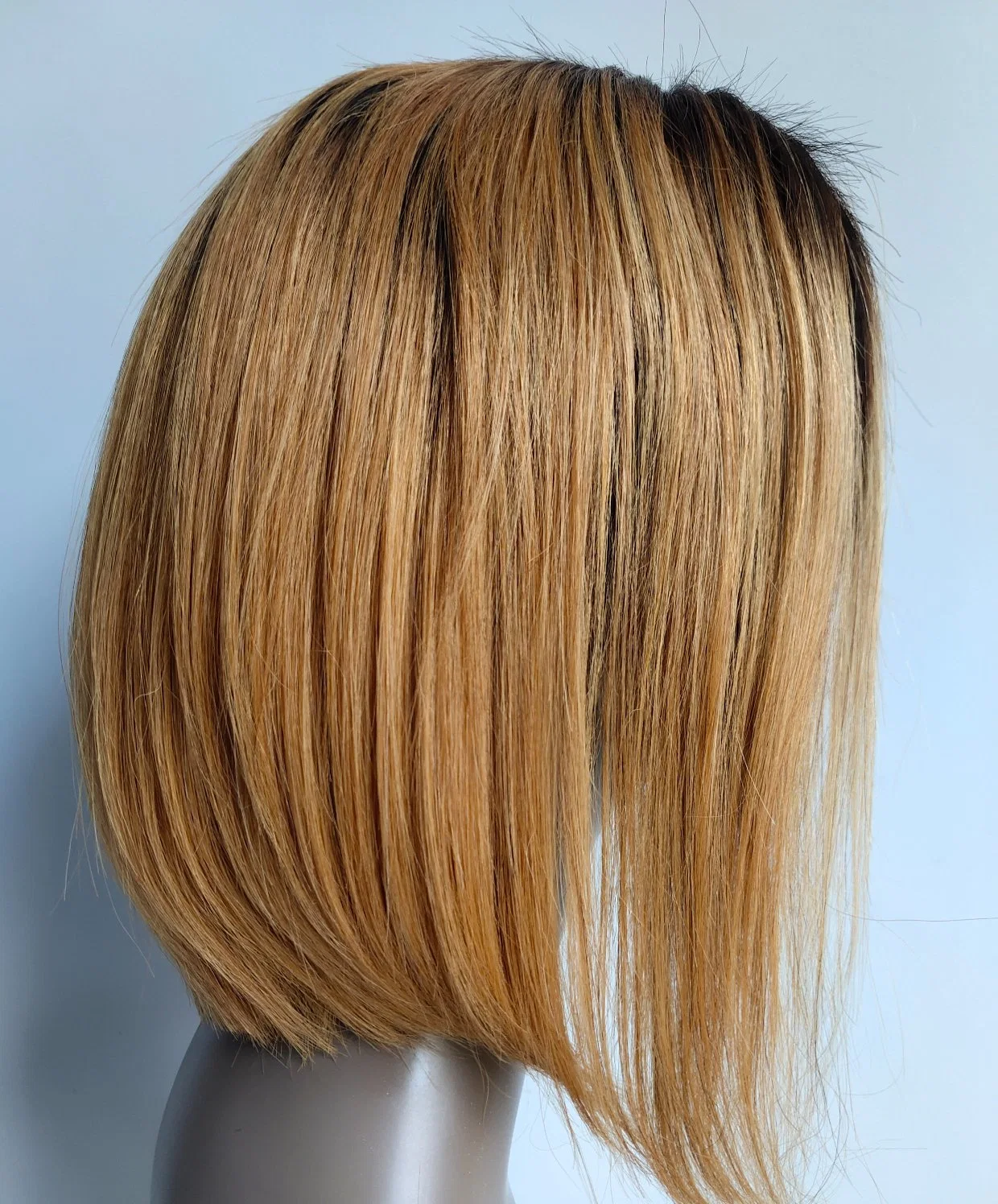 12A Wholesale/Supplier Brown Color Transparent Lace Bob Wigs No Synthetic Hair