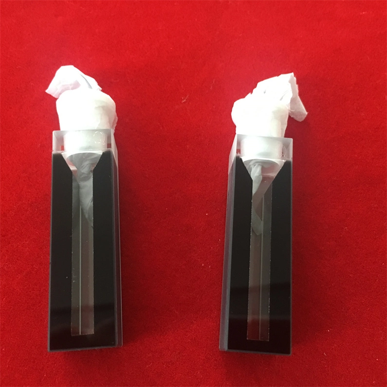 Standard Biochemical Flow Quartz Cuvette Light-Resistant Mobile Q34 Semi-Micro Glass Cell with Black Walls