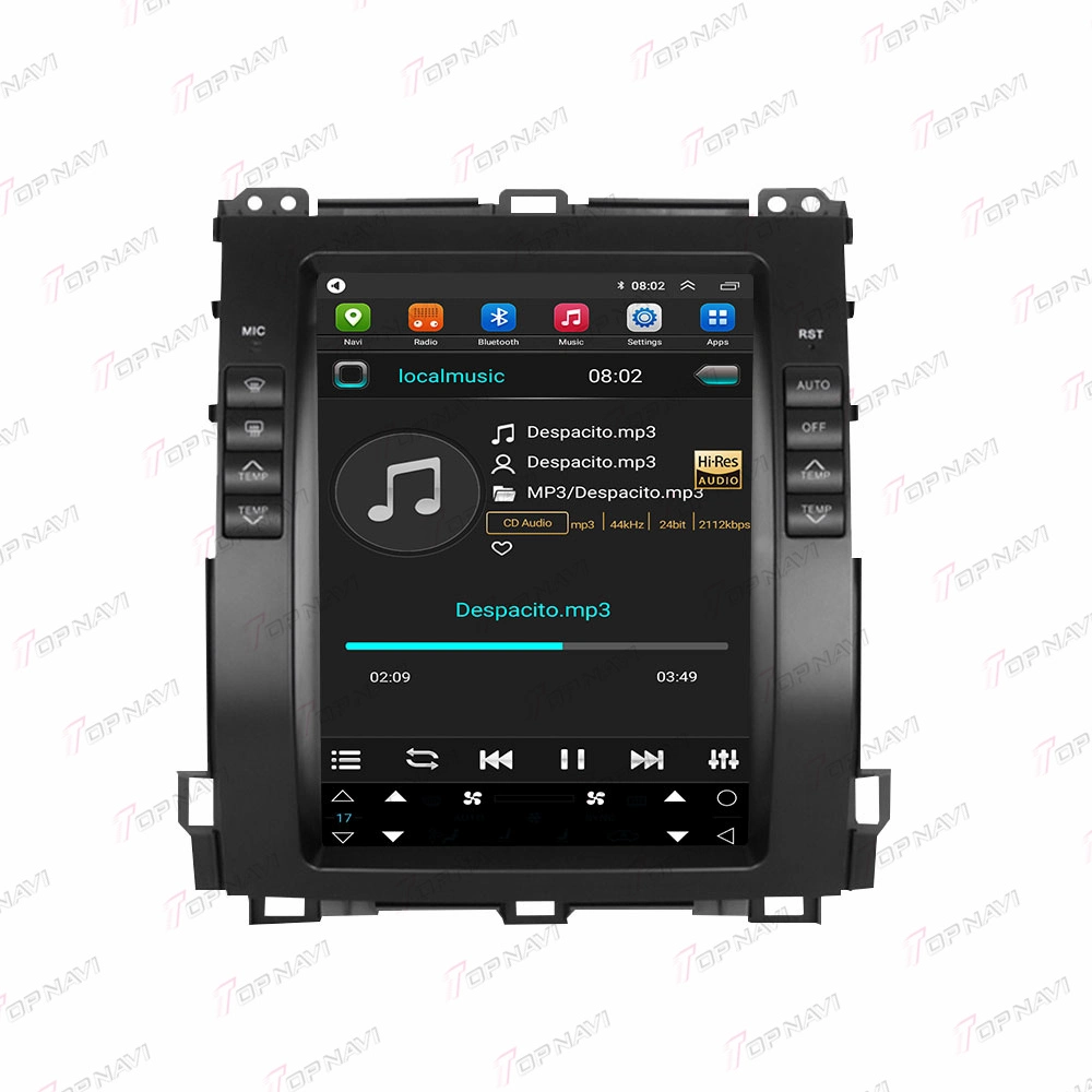 Car Multimedia Player for Toyota Prado 2002 2003 2004 2005 2006 2007 2008 2009 4GB RAM 64GB Car DVD Player