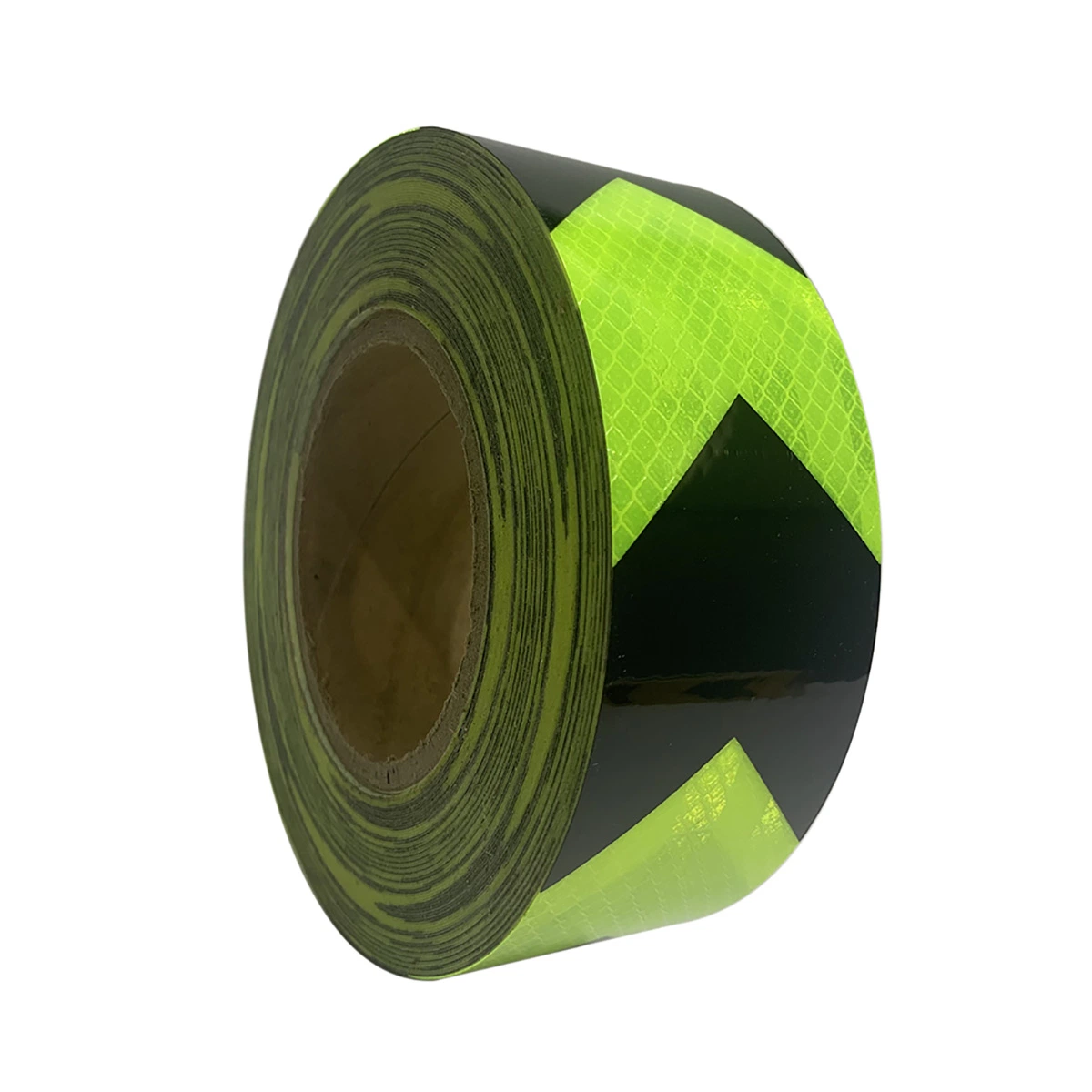 Black and Fluo Green Truck Arrow Reflective Safety Sticker Roll Pet Waterproof Outdoor Conspicuity Tape for Vehicles, Trailers, Boats, Signs