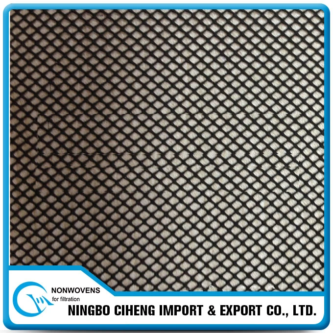 Rhomb Mesh Fishnet Activated Carbon Fiber Air Filter Screen