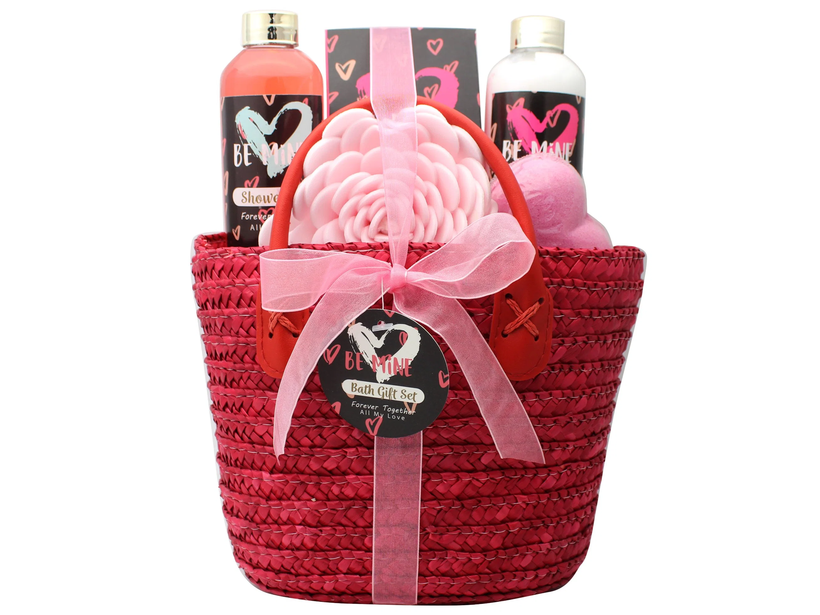 OEM&amp;ODM Factory Valentine′ S Day Series ensemble cadeau pour baignoire douche Gel lotion pour le corps sels de bain