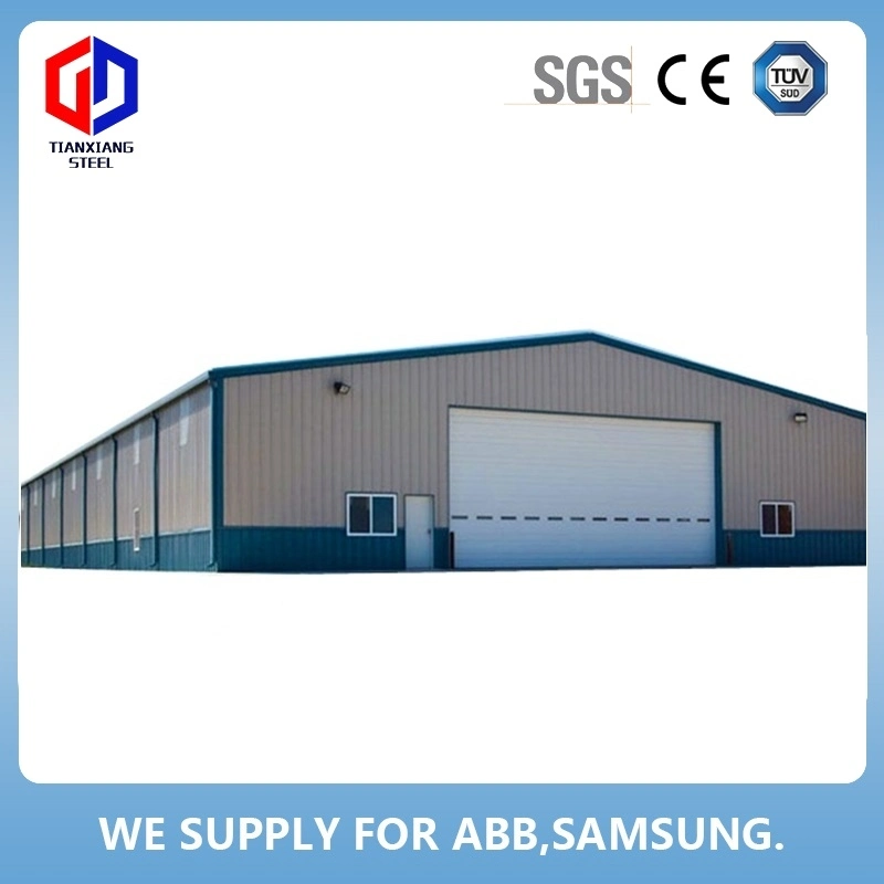Light Steel Structure Prefabricated Building Industrial Construction Hangar Design Gable Frame Warehouse Prefabricated House