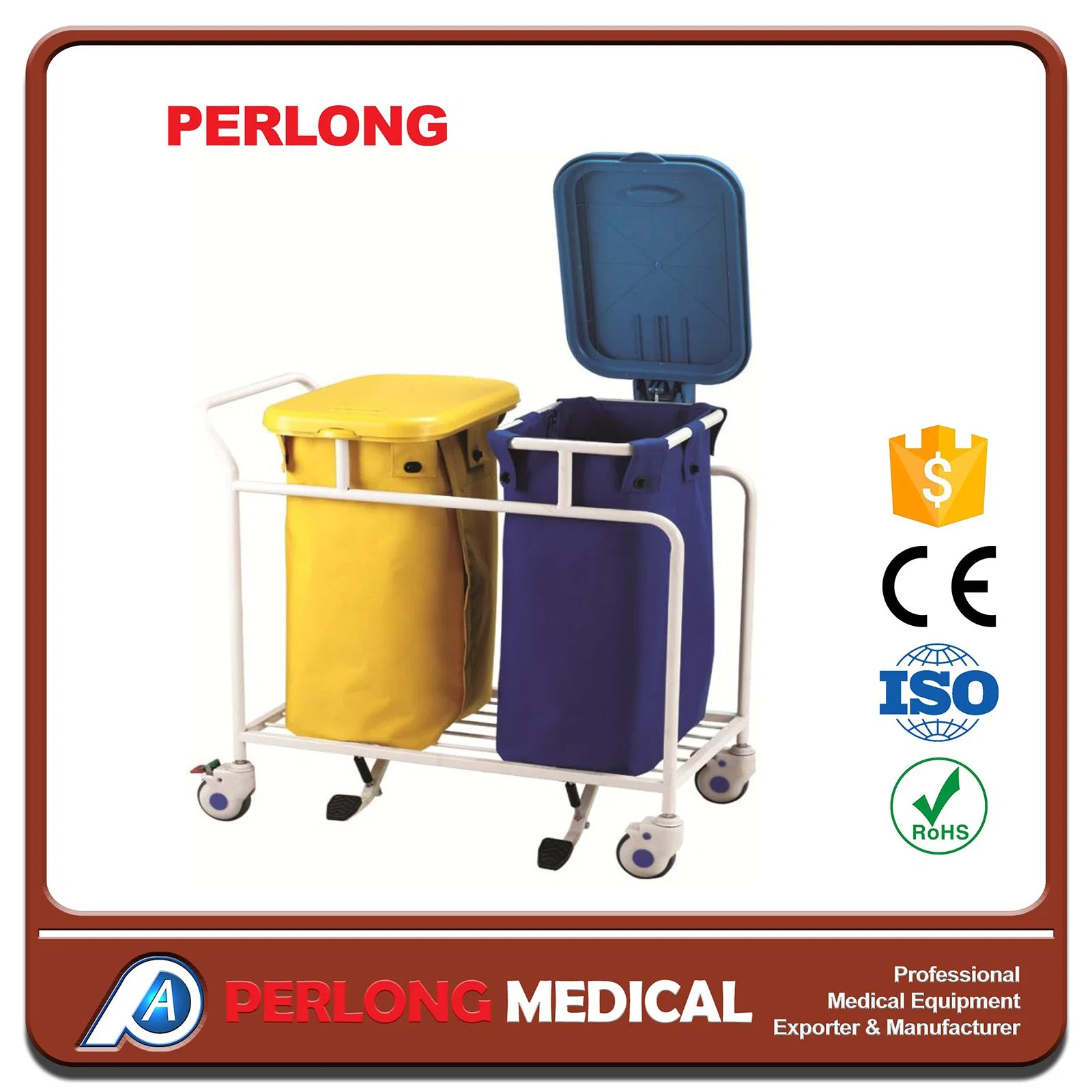 Hf-14-2 New Arrival Hot Selling Waste Trolley