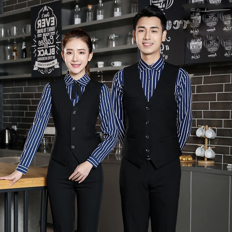 OEM Custom Waiters Waitress Hotel Uniforms/Bar Uniforms