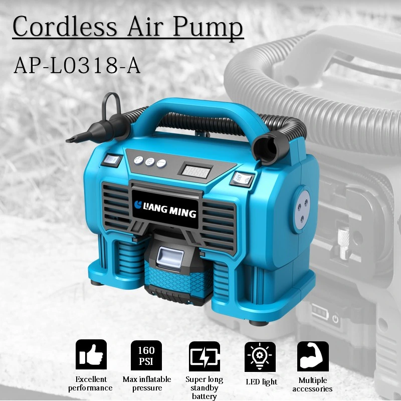 18V/20V Lithium Cordless Range Battery Inflator Cordless Air Pump