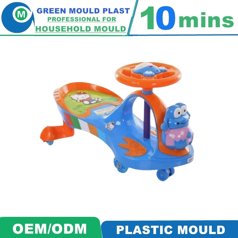 Swing Toys Cars for Kids Plastic 2023 PU Light Wheel Children Swing Car Mould Plastic