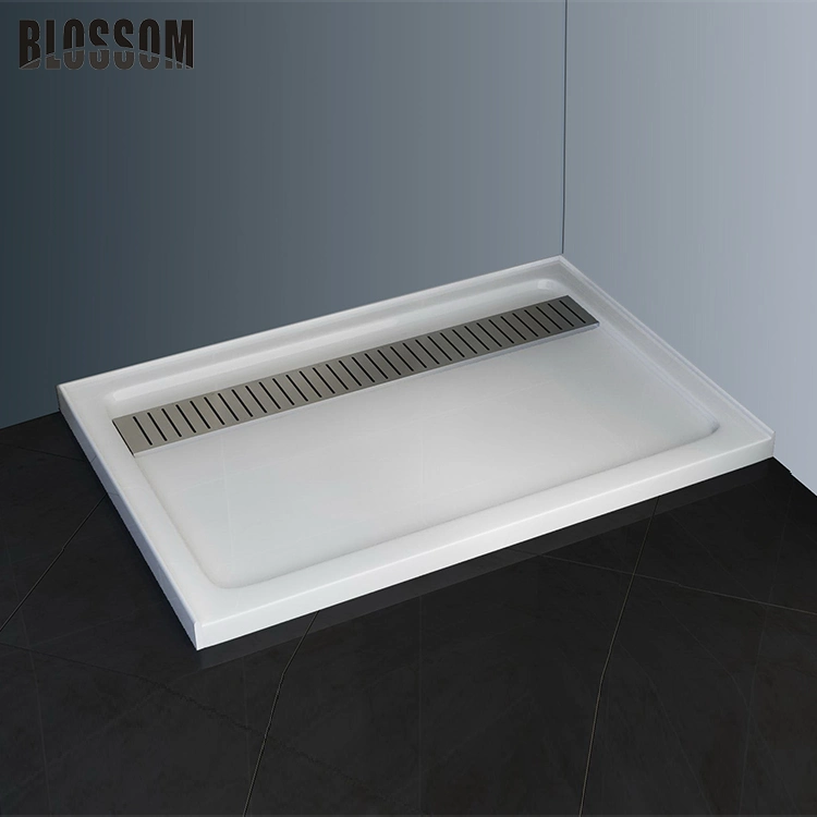 Resin Fiberglass Acrylic Tray for Bathroom Shower Enclosures